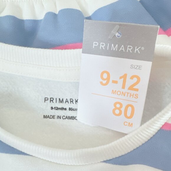 Striped Sweater 9-12m baby crew neck sweater - Picture 11 of 11